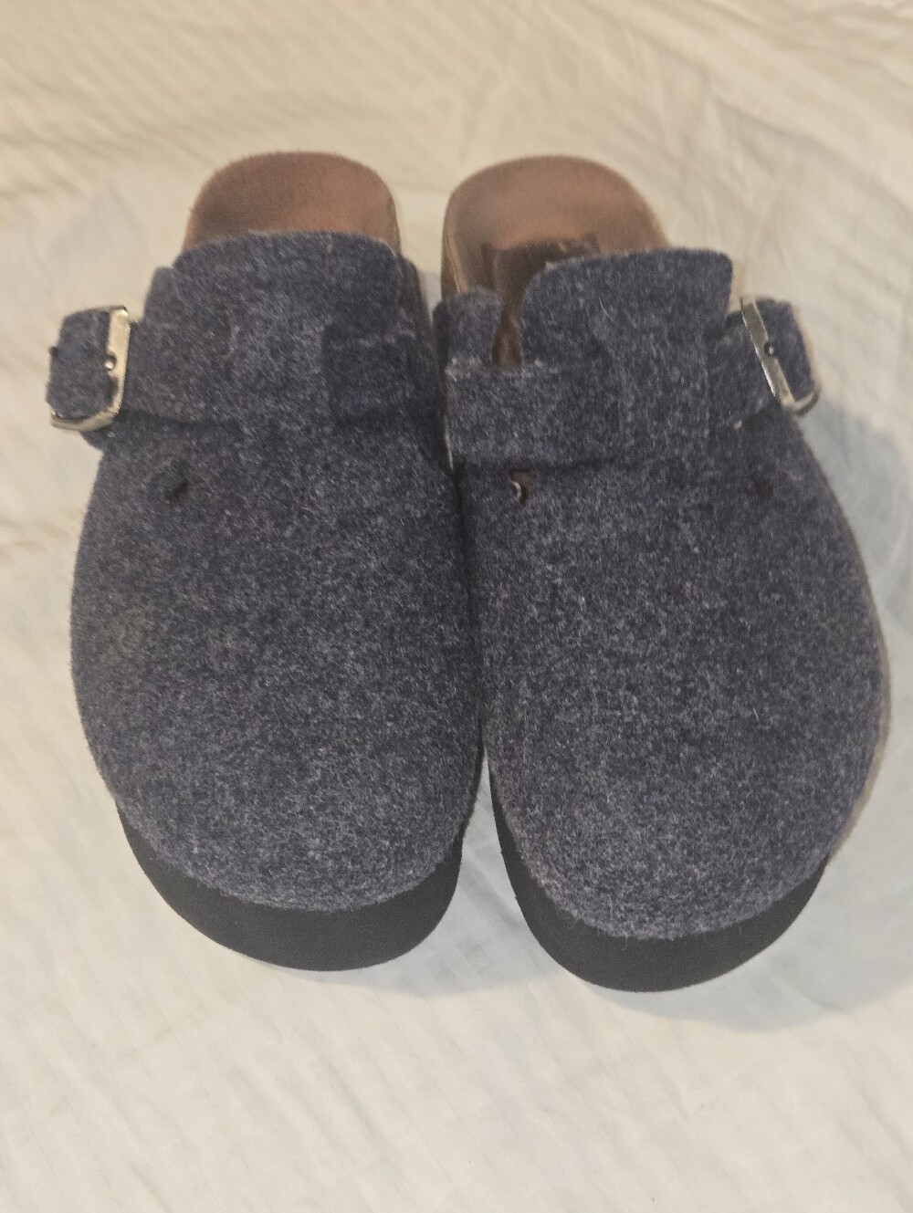 Happy Feet 10 Arch Support Vibram Suede Clogs